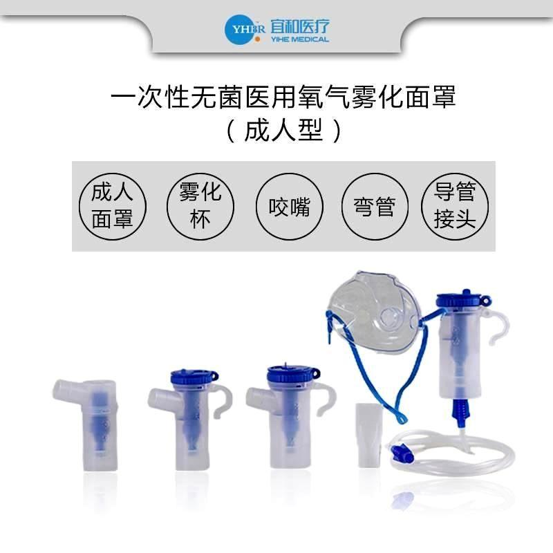 桂林一次性无菌医用氧气雾化面罩（成人型）